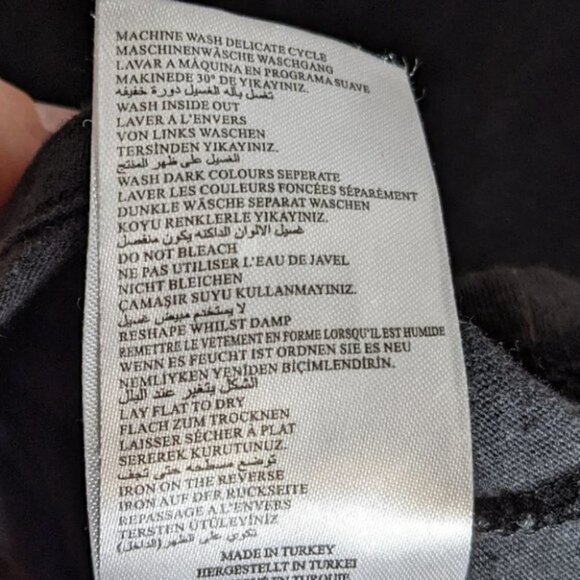 [Revolve] Zoe Karssen | Black Lace-up Tee - Picture 9 of 9